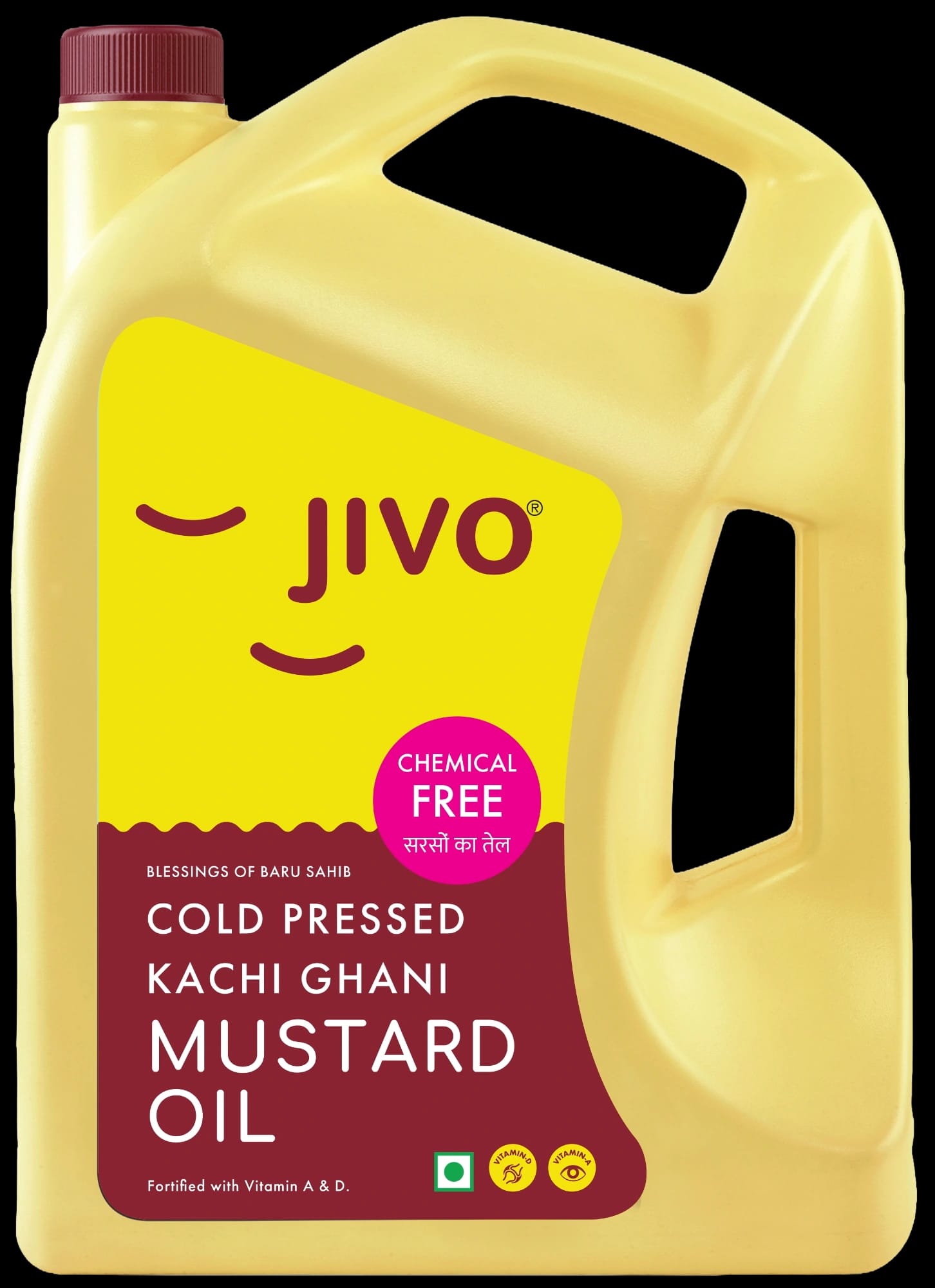 Jivo cold pressed mustard oil — 5 Litre