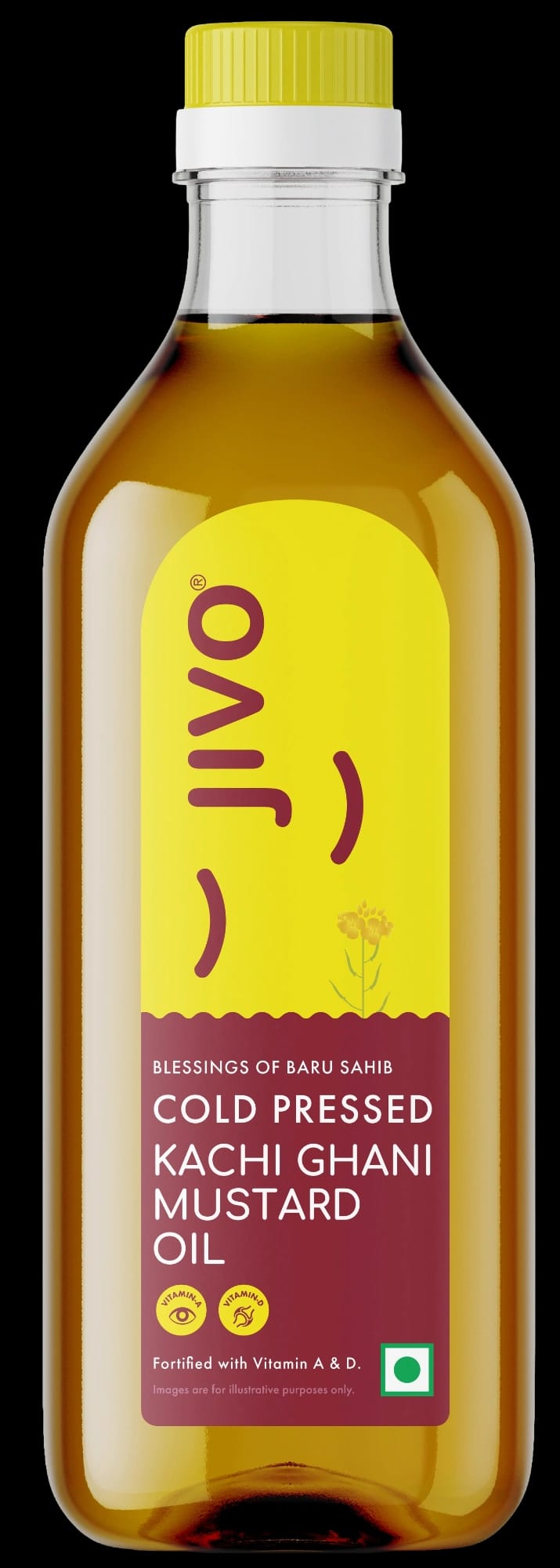 Jivo cold pressed mustard oil — 500 ml
