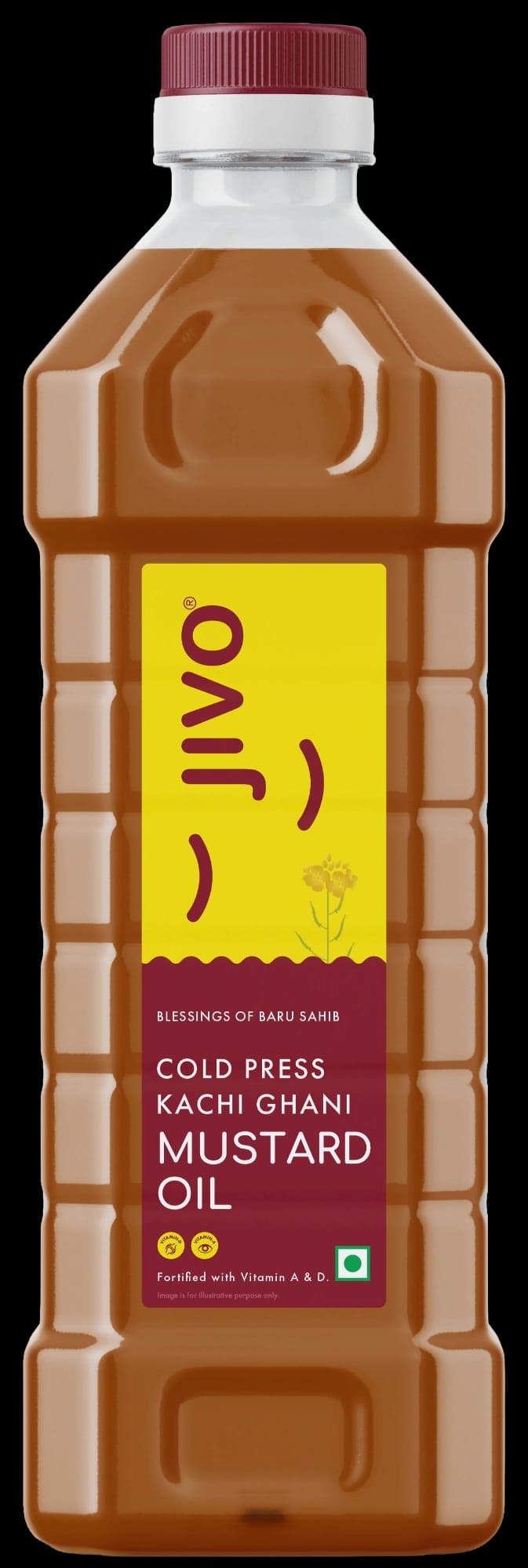 Jivo cold pressed mustard oil — 1 Litre