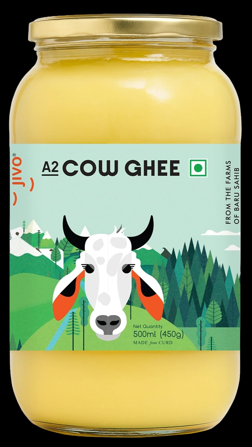 Jivo A2 cow ghee — 500 ml
